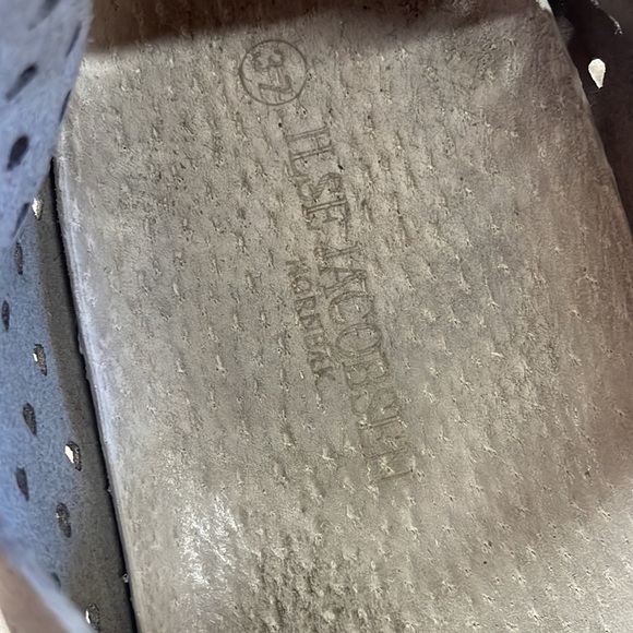 Ilse Jacobsen Tulip perforated leather slip on - Picture 3 of 6